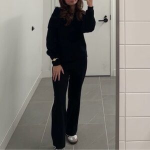 Black Off the Shoulder Sweater